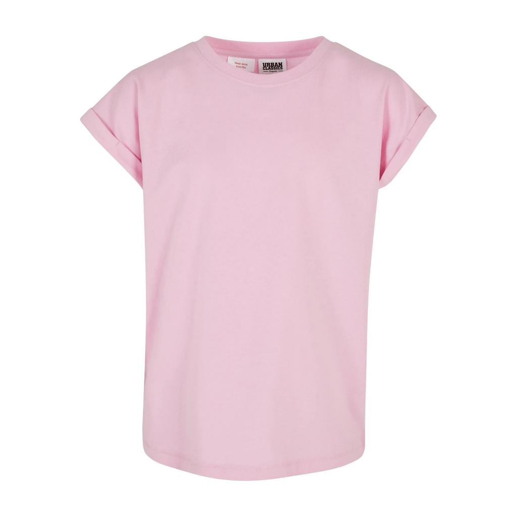 Urban Classics Girls Organic Extended Shoulder T-Shirt (Pack of 2)