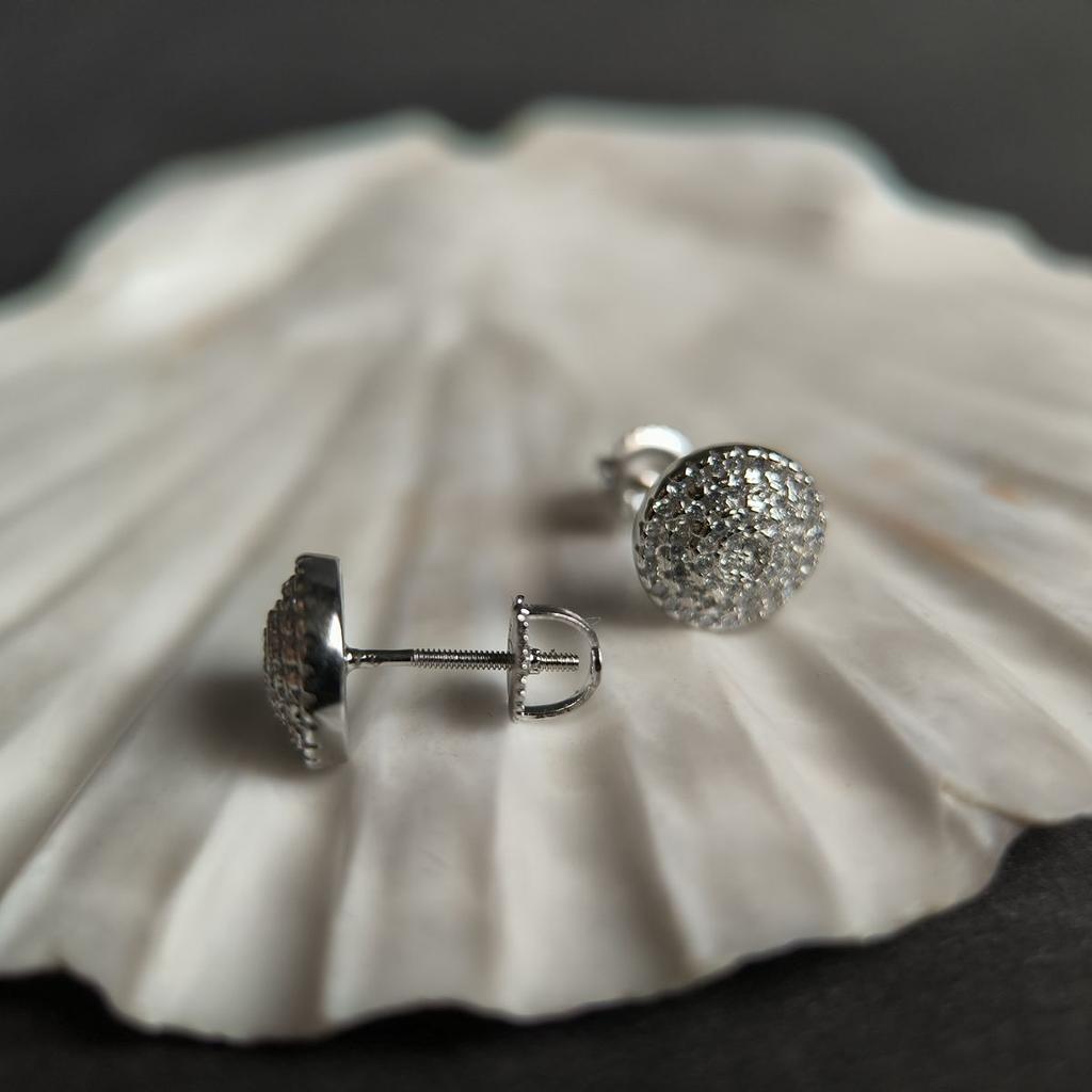 Серебряные серьги с фианитами (2191612)