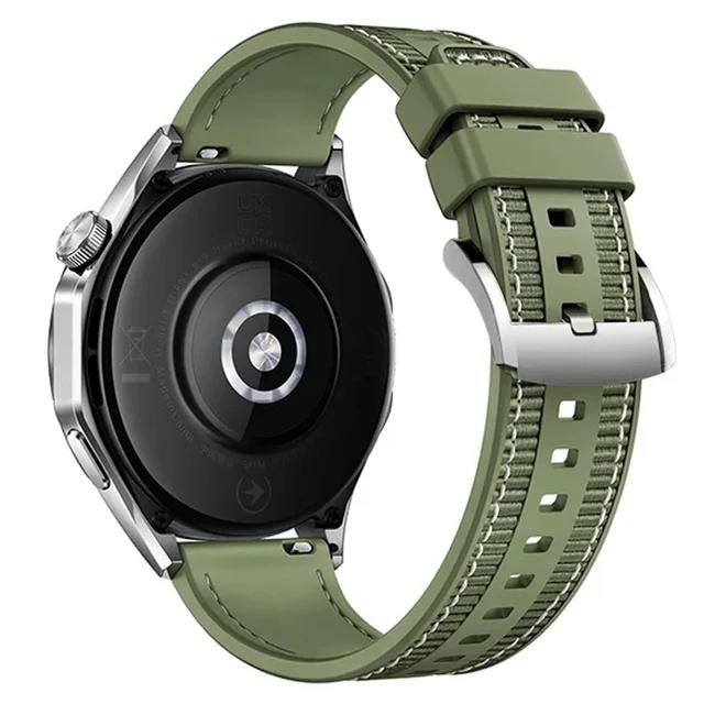 22mm Strap For Huawei Watch GT 5 4 3 Pro 46mm Band For Huawei Watch 5 4 3 Pro 48mm Ultimate Nylon Silicone Wristbands Bracelet