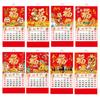 Chinese Wall Calendar 2026 Year of Horse Year Wall Hanging Calendar Lunar Monthly Calendar for Chinese New Year Home Office Supermarket Decoration