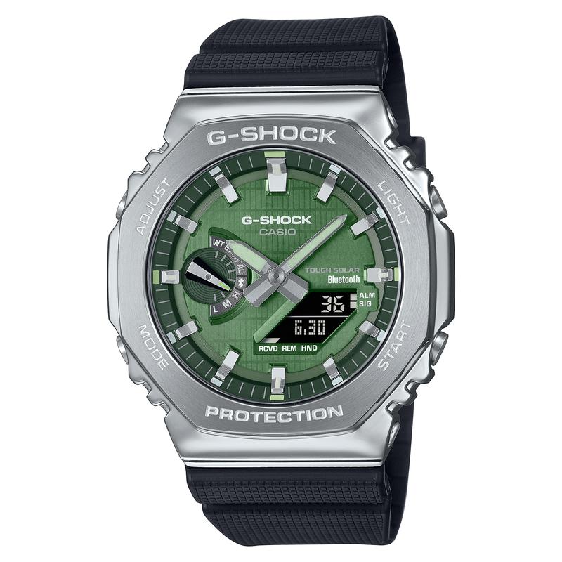 Casio Серия GBM-2100 Bluetooth-соединение 200 метров водонепроницаемый солнечный механизм тот же стиль для мужчин и женщин черный циферблат GBM-2100PeiZengBan GBM-2100A-1A3PR+