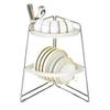 Mamakura Drainer Dish Drainer Width Dish Living Drainer Stainless Steel Above the Washing Dish For 2 Family of 4 Piece White Rack, Basket, 30,