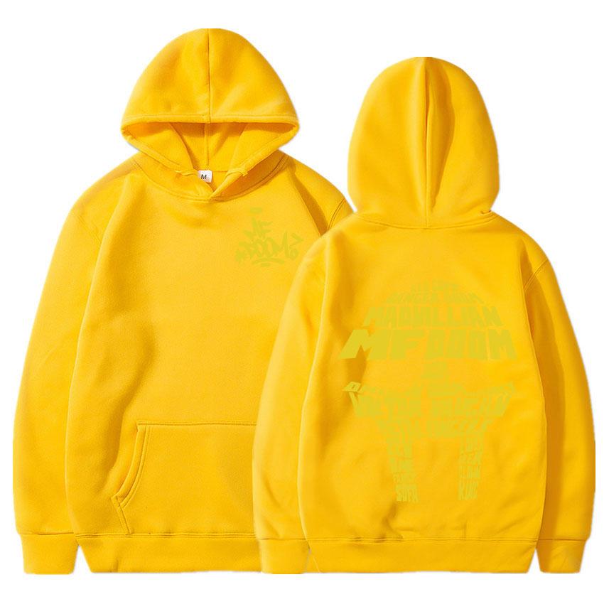 Толстовка с капюшоном MF Doom Madvillain с металлическим лицом MF Mask, двусторонние толстовки унисекс, женские толстовки с длинными рукавами в стиле панк, хип-хоп