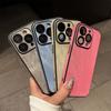 Боковая наклейка с джинсовым узором для чехла телефона iPhone17pro Apple 16pro однотонный 15pro с пленкой для камеры 14p
