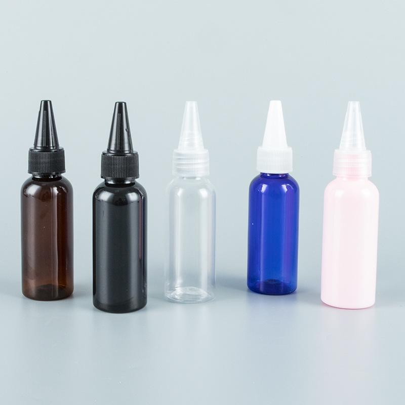 Косметический флакон 50 мл с заостренным колпачком для эссенции или лосьона