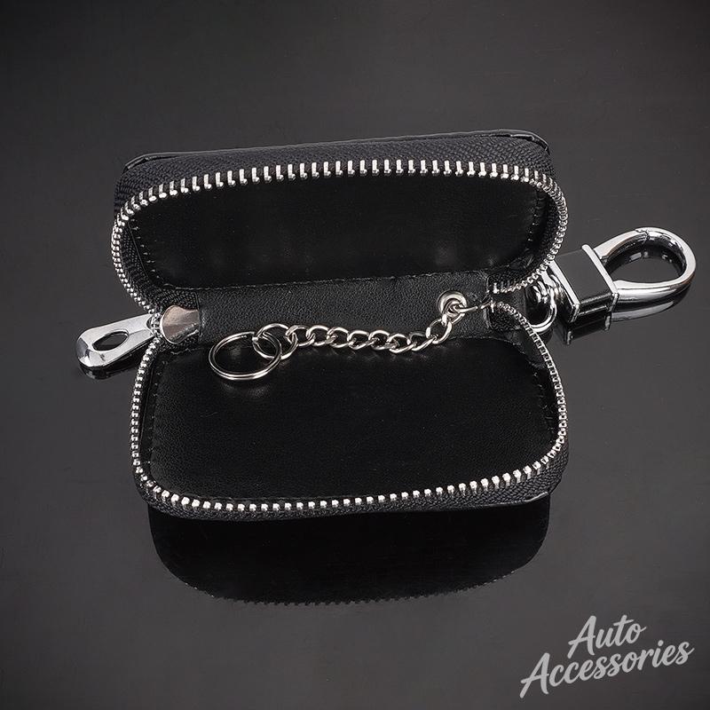 Leather Car Badge Key Bag Keychain Storage Pendant For BMW M Sport 1 3 5 7 Series X1 X2 X3 X4 X5 X6 X7 Keyring Auto Accessories HYU9