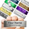 Custom Magnetic Name Tags Engraved Personalized Name Tags with Magnet or Pin-Stainless Steel Metal Custom Name Tag Badges for Business or Employees