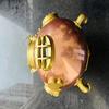 45.72 Cm Diving Helmet Deep Sea  Mark V Diving Helmet Copper Brass Nautical Collection Table Top, Home Decorative