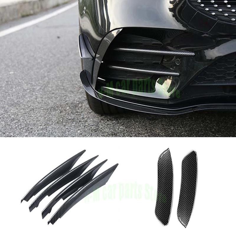 Для Mercedes Benz A Class W177 хэтчбек A180 A200 A220 A250 A35 + накладка на задний бампер, спойлер, наклейки на крыло, канарды