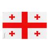 Drapeau - Géorgie - 90 X 150 Cm - Polyester - Impression Recto/verso - Œillets En Fer