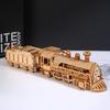 3D Stereo Puzzle Deluxe Little Train Wooden Educational Toy - DIY Creative Ornament
