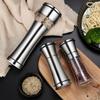 Stainless Steel Salt and Pepper Grinders Spice Jar Containers Bottle Pepper Salt Shakers for Kitchen Cooking Utensils & Gadgets