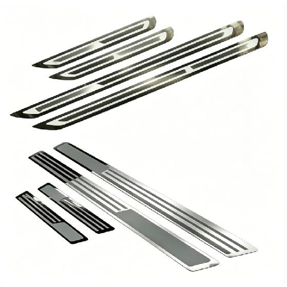 for VW Volkswagen PASSAT B5 B6 B7 B8 Door Sill Scuff Plate Guard Stainless Steel Kick Pedal Sticker Car Accessories Interior Mirrors 6