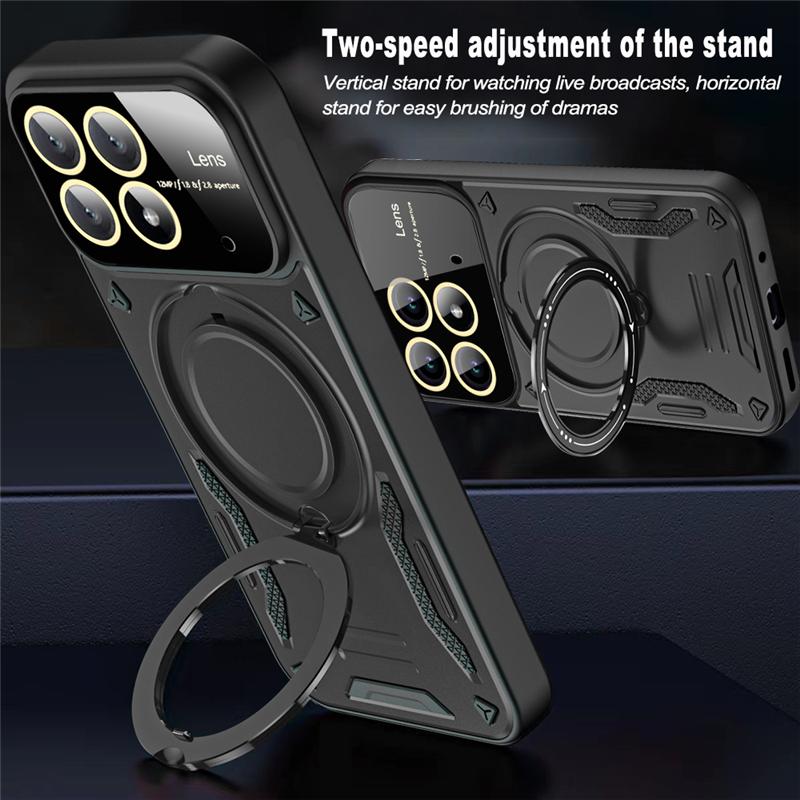 Ударопрочный магнитный защитный чехол для Poco X6 X5 X4 Pro X3 NFC Magsafe беспроводной зарядный чехол Poko Little X3 X4 X5 X6 Pro