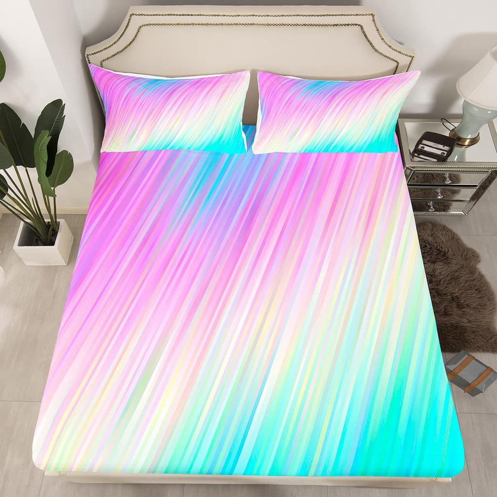 Постельное белье из трех частей с принтом текстуры коровьей шкуры для взрослых и детей