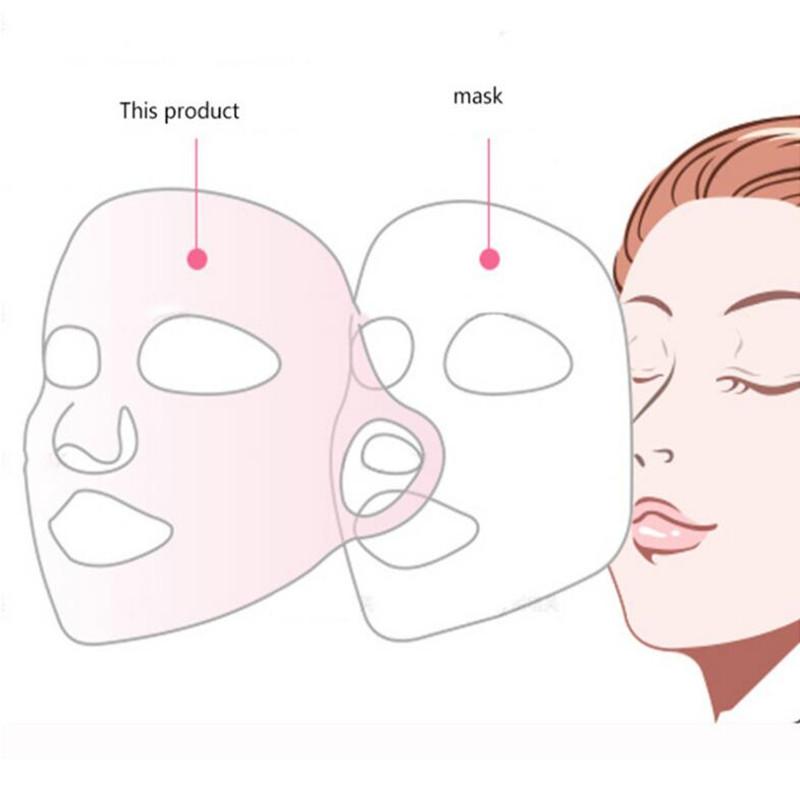 New Silicone Face Mask Cover Prevent Mask Essence Evaporation Speed Up The Absorption Moisturizing Facial Mask Cover Reusable