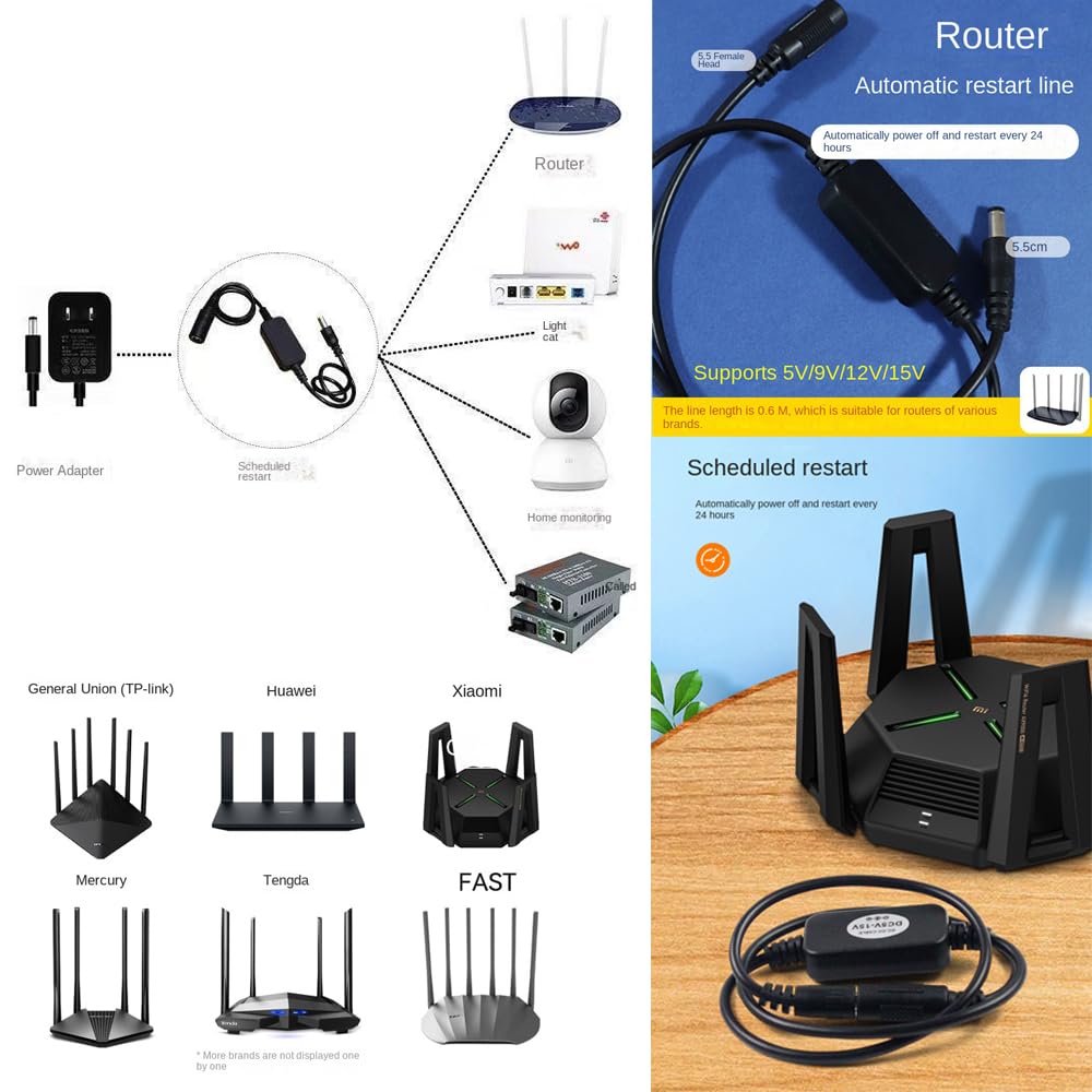 Router timing automatic power-off reset restart controller timing power-off relay automatic timing switch