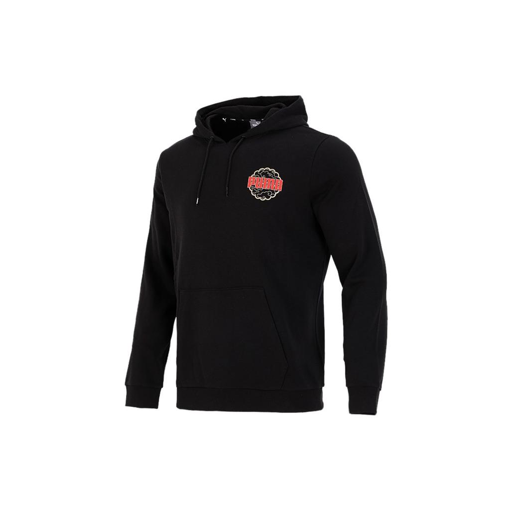 Puma Толстовки Мужские Черные С Капюшоном Умеренная Обычная 532913-01