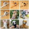 Clap Circle Stuffed Animal Wristband Jungle Animal Cartoon Slap Bracelet Gift Toy   Party Supplies