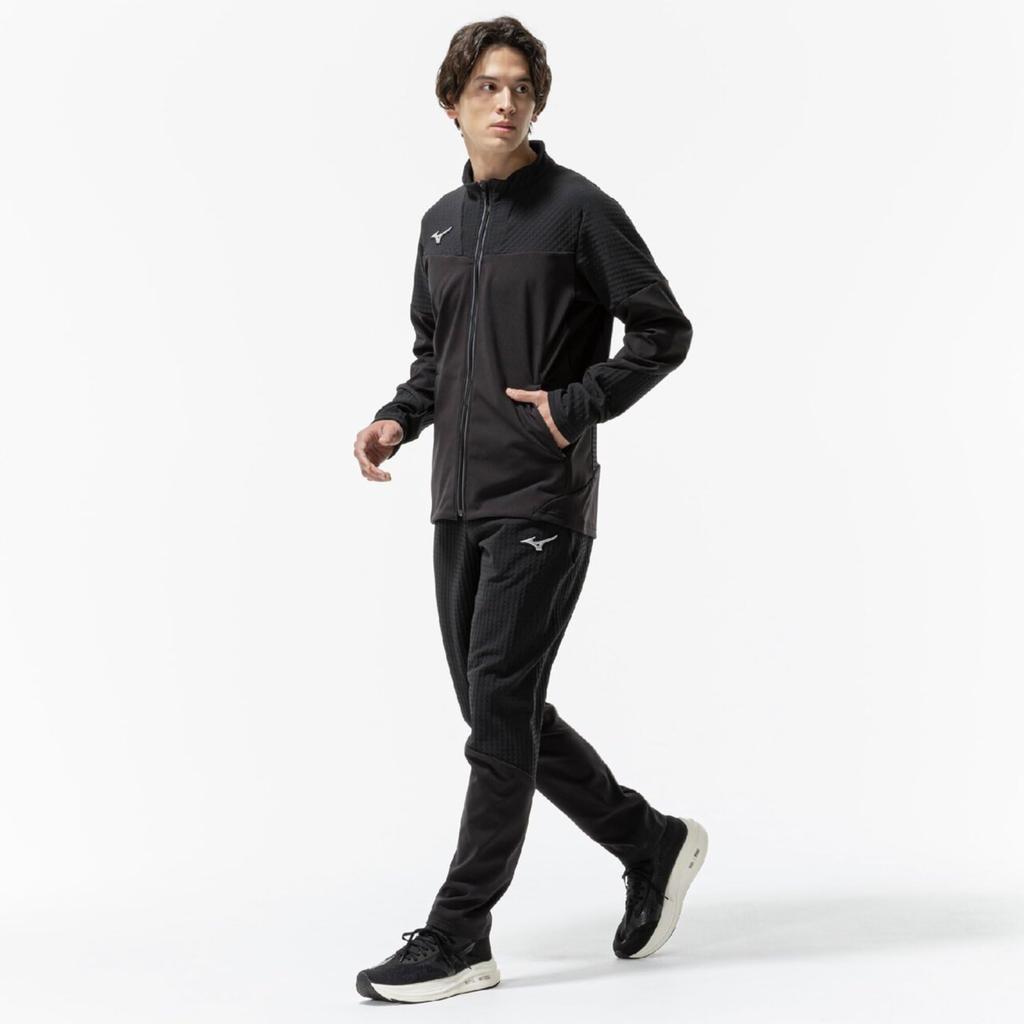 Mizuno Tech Shield Hybrid Training Windproof and 32MCC530 Jacket, Stretch, Black,