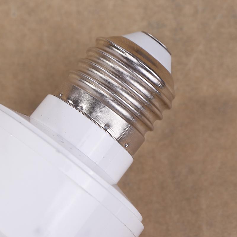 E27 Radar Induction Lamp Holder White Ceiling Light Lamp Bulb Fixing Base Stand Light Bulb Holder Lamp Socket For Home