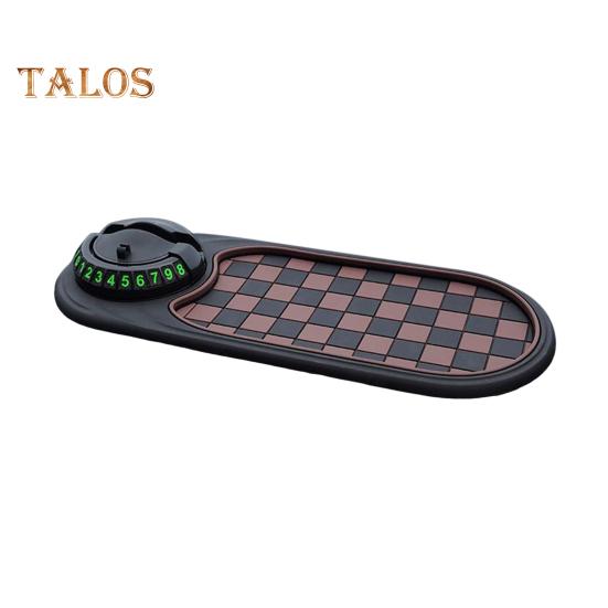 Многофункциональный автомобильный противоскользящий коврик с временным парковочным номером, держатель для мобильного телефона на приборную панель автомобиля, вращающийся на 360 градусов