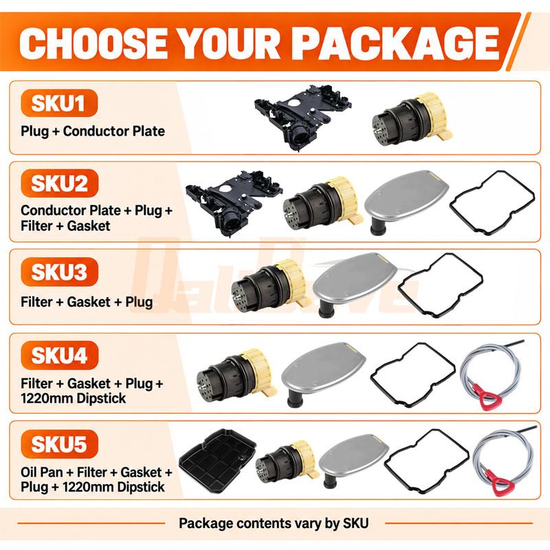 722.6 Transmission Service Kit Conductor Plate Filter Gasket Plug Dipstick Oil Pan for Mercedes Benz NAG1 1402701161 2035400253