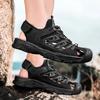Men Sandals Summer Driving Shoes Man Quick Dry Wading Aqua Shoes Breathable Mesh Flats Non-Slip Male Outdoor Sandals