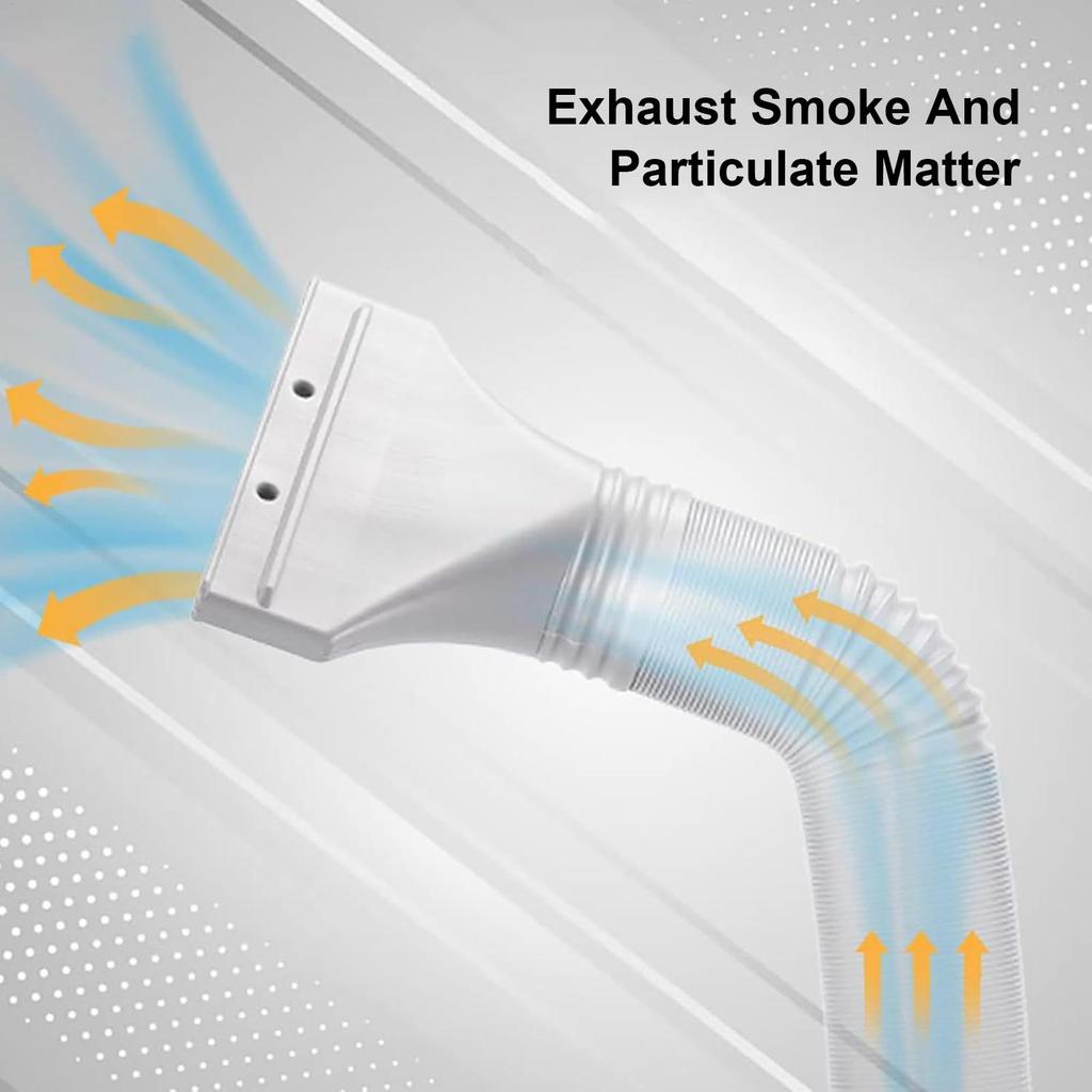 Portable AC Window Hose Kit Portable Air Conditioner Exhaust Hose Extension Ventilation Replacement Adapter For Bedroom Study