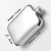 Stainless Steel Liquor Flask 6oz Wine Pot New Drinking Water Bottle  Outdoor