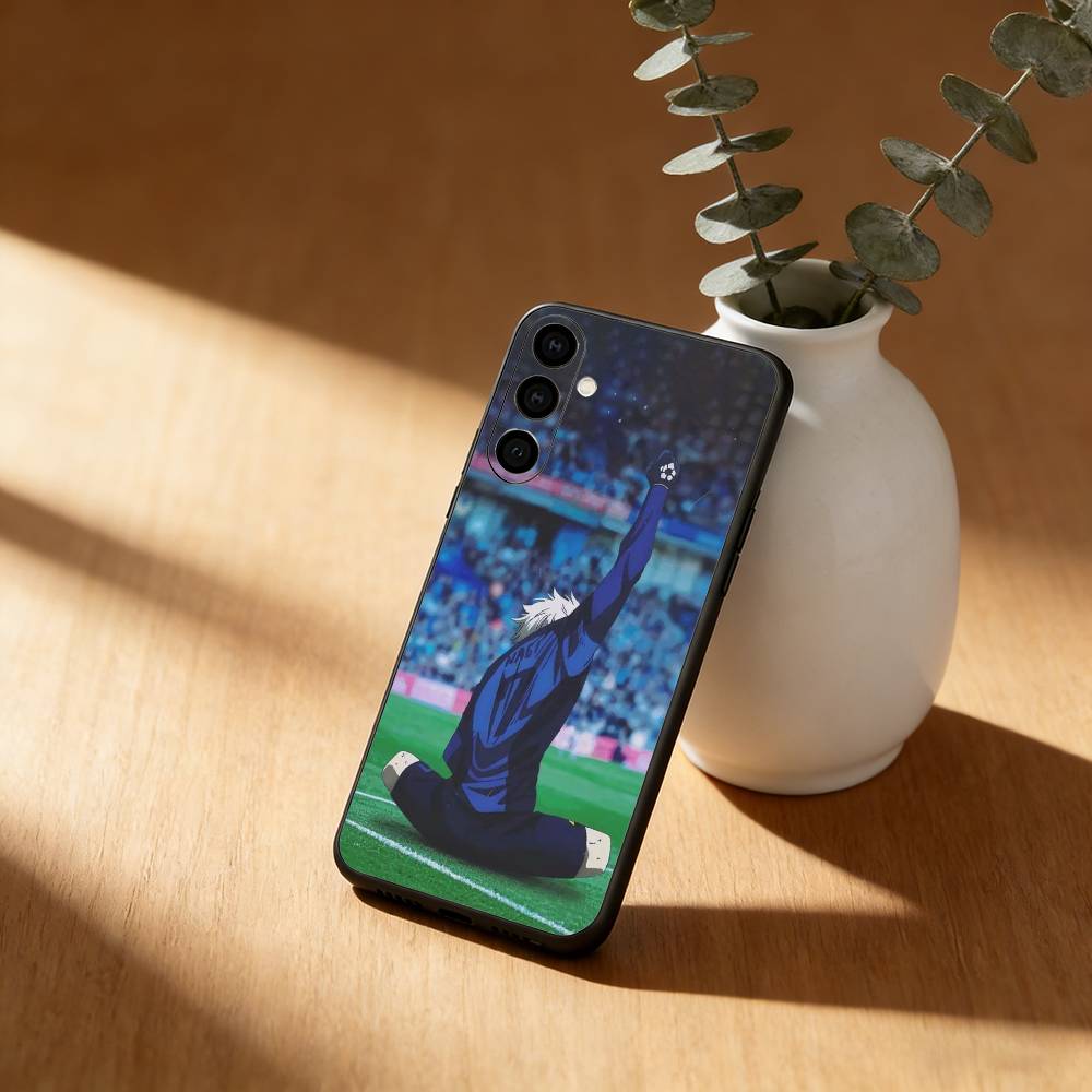 Аниме B-Blue Lock Чехол для телефона Samsung Galaxy A91,80,73,72 ,71,53,52,32 ,31,22,21s,20, Мягкий черный чехол