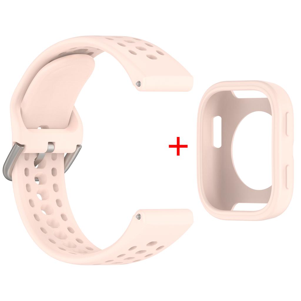 Оригинальный силиконовый+чехол для Amazfit Bip 6, аксессуары для ремешка, мягкий дышащий ремешок Correa+защитная накладка-бампер для браслета Amazfit Bip6