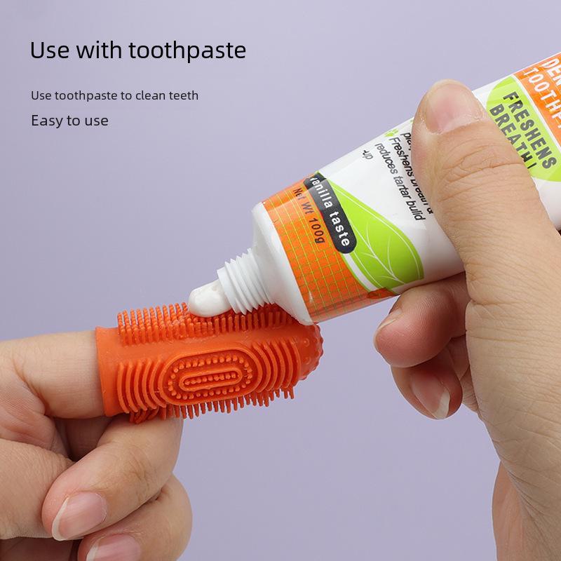 Зубная щетка Pet Finger 360° для собак и кошек