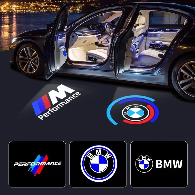 Светодиодные проекторы логотипа на дверь автомобиля, приветственный свет для BMW E90 E91 E92 E93 E60 E61 F10 F07 E63 E64 F12 F13 F30 E87 F20 Аксессуары