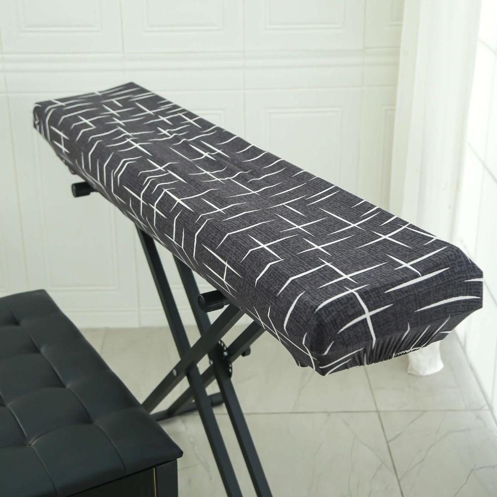 Складная электронная крышка для пианино Эластичный пылезащитный чехол для пианино Новый пылезащитный чехол для клавиатуры пианино