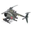 Game Set ELITE FORCE - MULTI-PURPOSE ROTOR MH-6 (rotor, Motorcycle, Figures, Accessories)