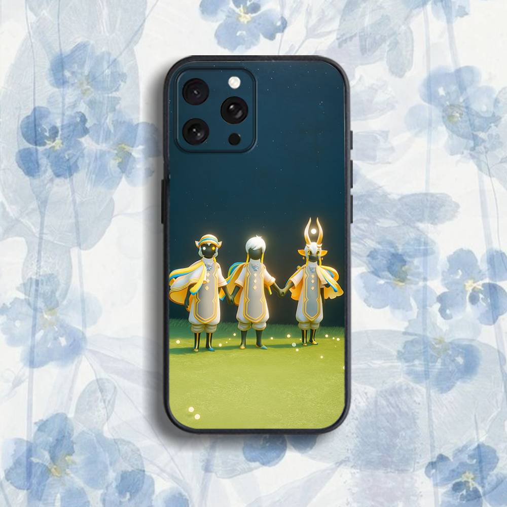 Sky C-Children of the Light Phone Case For iPhone 17,16,15,14,13,12,Pro,Max,Plus,E,SE4,Air,Mini Black Soft Box