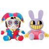2pcs Digital Circus Plush Cute the Clown and the Rabbit Animal Doll for Kids