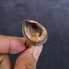 Natural Morganite Gemstone Handmade Copper Jewelry Ring Size 8 N2B00