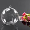 Ball Hanging Tealight Holder Transparent Glass Planter Succulents Plant Ball Container  Hydroponics