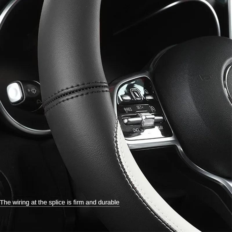 Чехол на руль автомобиля для Nissan X-Trail Qashqai March Serena Micra Kicks 2017-2019 Altima Teana 2019 Автоаксессуары