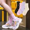 5 Pairs Socks for Women Spring and Winter Midtube Candy Socks for Women Universe Star Socks