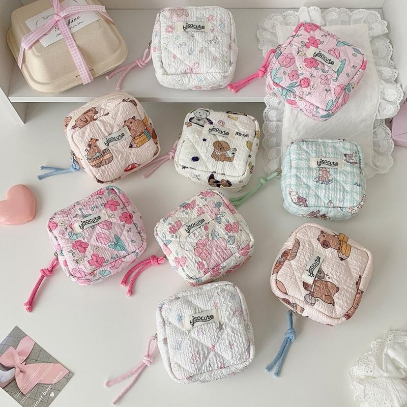 Портативные косметички для женской гигиены Удобные косметички для гигиенических прокладок для незаметного хранения женских гигиенических средств