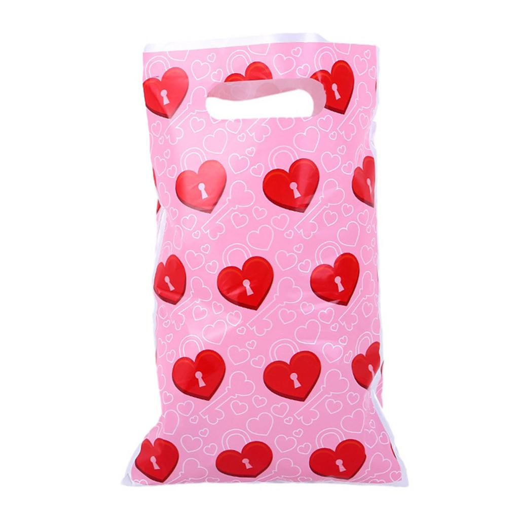 Пакеты для угощений на День святого Валентина, большая упаковка 50 шт., маленькие подарочные упаковочные кейсы, органайзеры для хранения для вечеринок и торжеств