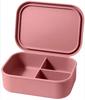 Silicone Food Storage Box With Lids 3 Compartment School Children Lunch Box Free Silicone Bento Lunch Box
