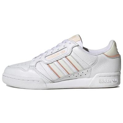 Оригинальные кроссовки Continental 80 с низким верхом Женские кроссовки Белый Оранжевый GX4432