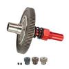 91T Slipper Gear Set Differential Upgrade Parts Metal Gear Assembly for Arrma Senton 1 10 RC Cars Red