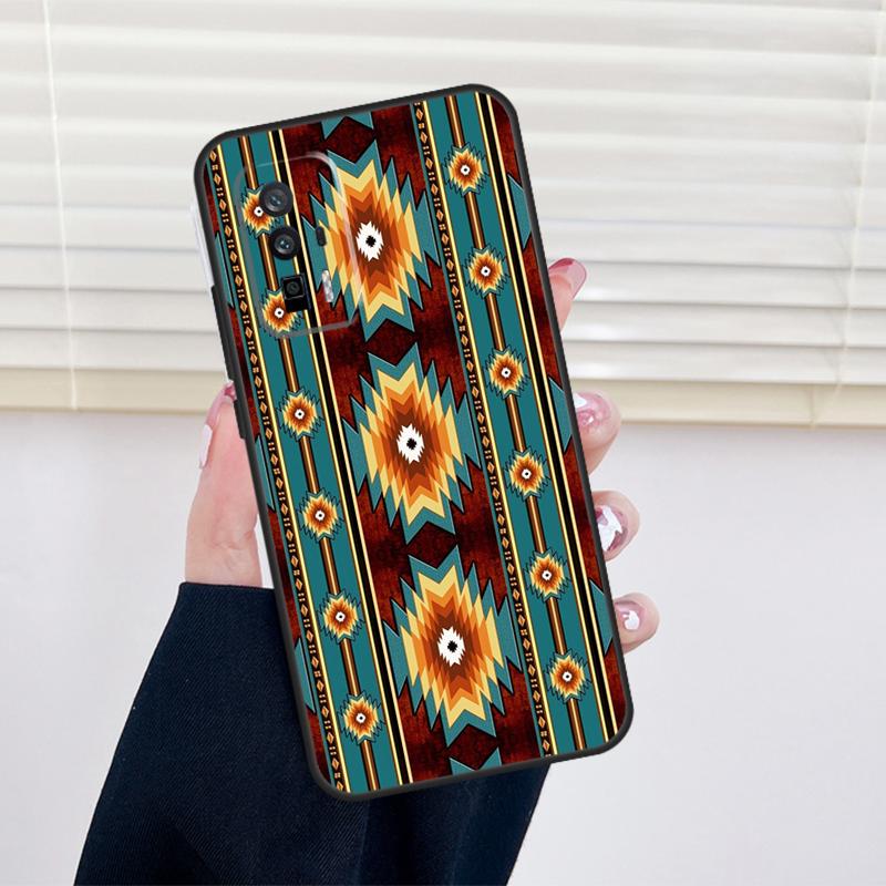 Navajo Print Pattern Cover For Xiaomi 14 13 15 Ultra 11T 12T 13T 14T Pro POCO X7 Pro X3 X5 X6 M6 F5 F6 Pro Case