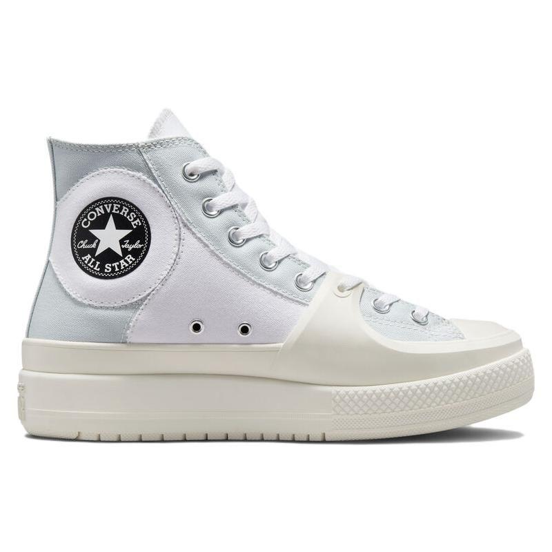 Converse Кеды Chuck Taylor All Star Construct Colorblock Унисекс Высокие Канвасовые Повседневные Серебристо-Белые A05042C