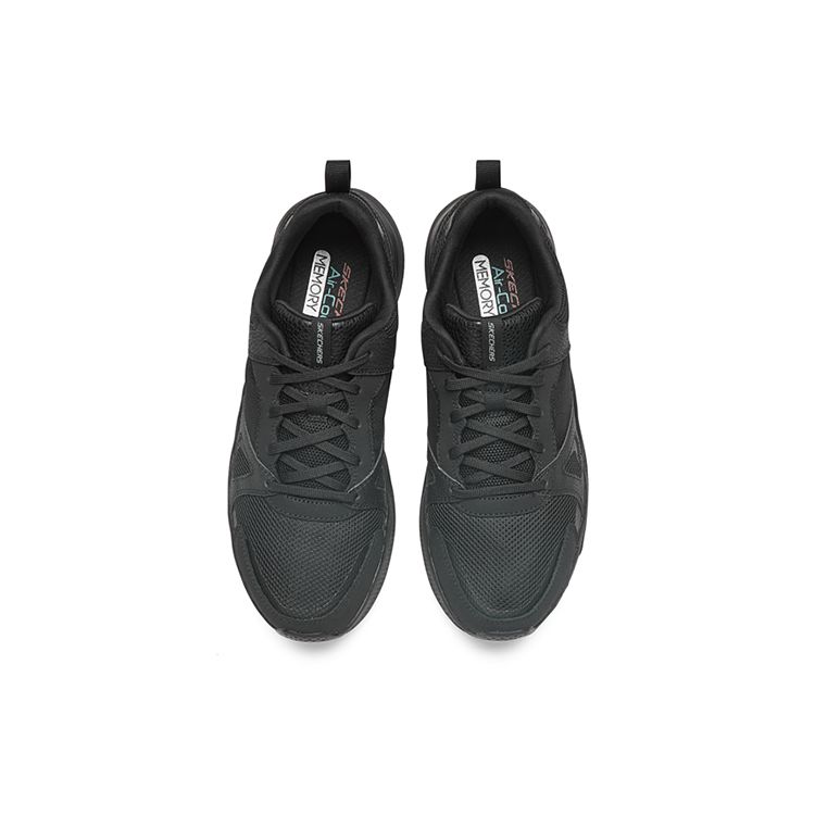 Skechers Спортивная Мода Ретро Низкие Беговые Кроссовки Мужские кроссовки Черный 232219-BBK